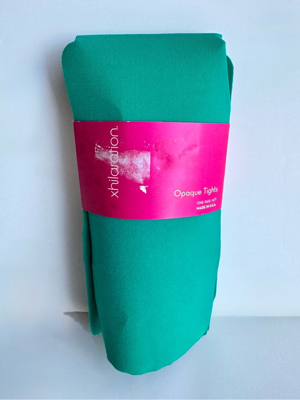 Vintage Xhilaration Women's M/T Opaque Tights in Teal